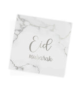 Eid Servetten - Marmer-Zilver